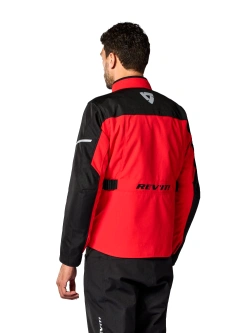 Kurtka motocyklowa tekstylna REV’IT! Convergent H2O czerwono-czarna