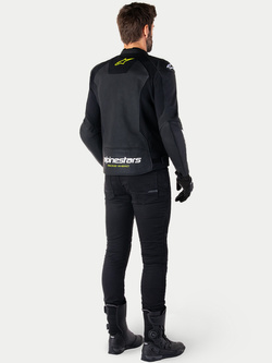 Kurtka motocyklowa skórzana Alpinestars Faster V3 Airflow czarna