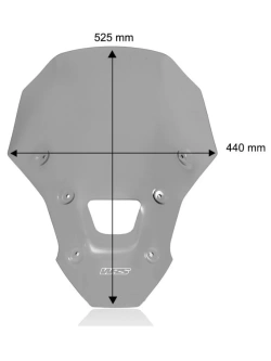 Szyba motocyklowa WRS Caponord Honda CRF1100L Africa Twin Adventure Sports (24) przyciemniana