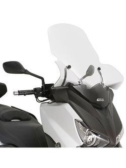 Szyba do skutera GIVI MBK (wybrane modele)/ Yamaha X-Max 125/ 250 (14-17)/ 400 (13 -16) przeroczysta [bez mocowania]