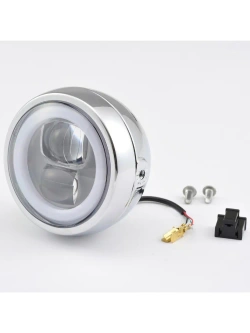 Reflektor przedni Daytona Capsule120 LED chromowany [120mm]