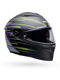 Kask integralny Bell Lithium czarno-fioletowo-zielony