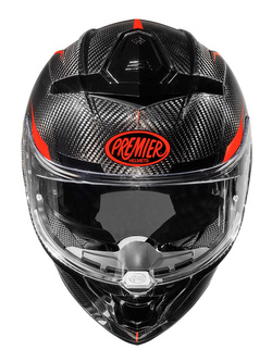 Kask integralny Premier Devil Carbon ST2 czarno-czerwony