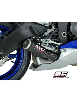 Tłumik SC-Project CR-T Carbon (Slip-on, Niska pozycja) - Yamaha YZF R6 [17-20]