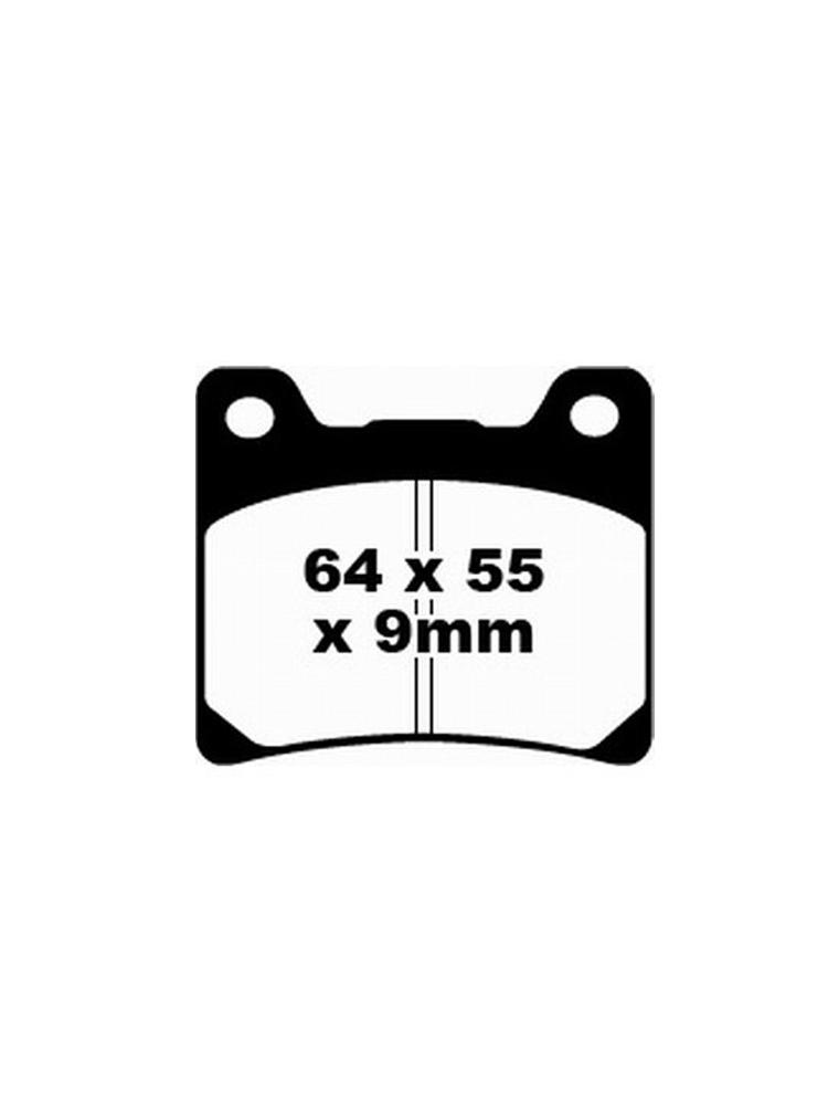 Klocki hamulcowe EBC FA088V 64 x 55 x 9mm na przód