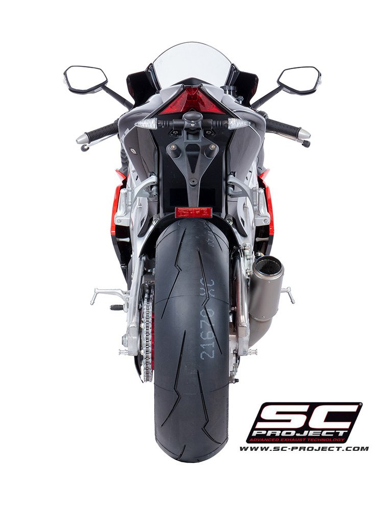 Tłumik CR-T Low Position Titanium SC-Project do Aprilia RSV4 RF/RR 2017