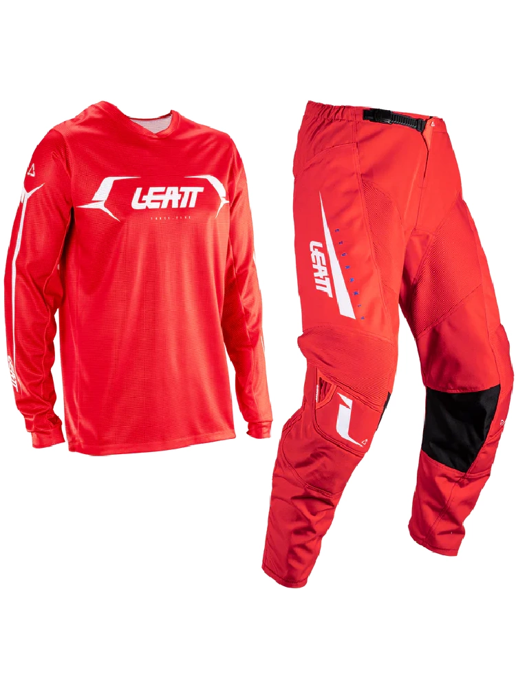 Zestaw offroadowy: bluza i spodnie Leatt Moto 3.5 czerwony