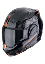 Kask szczękowy Scorpion Exo-Tech Evo Traveller czarno-złoty