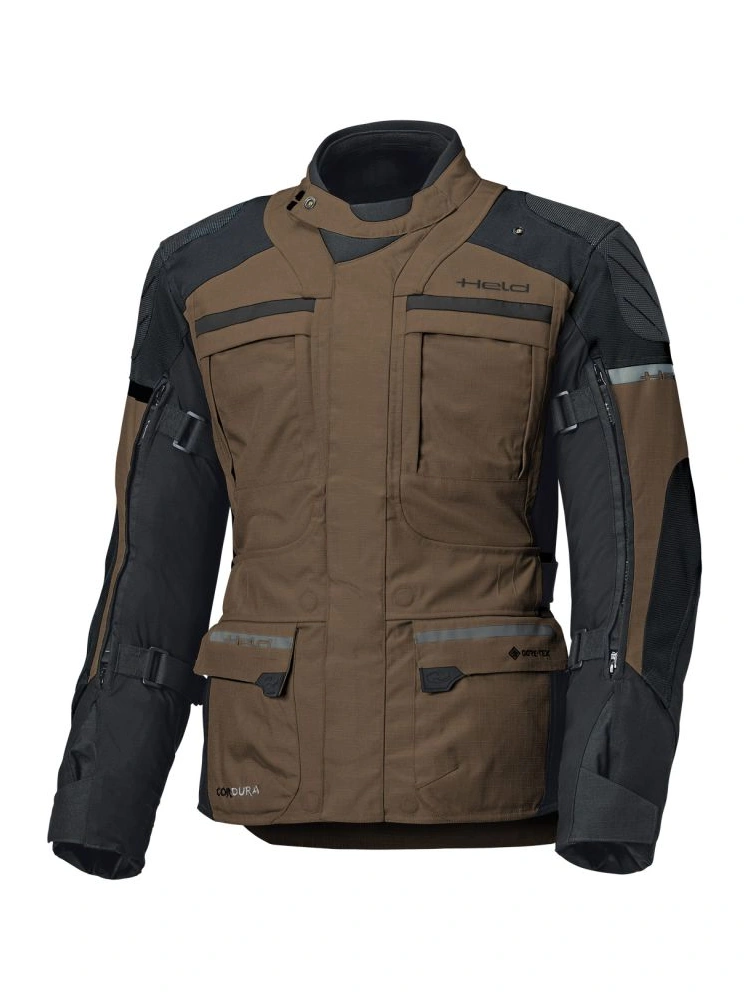 Kurtka motocyklowa tekstylna Held Carese 3 brązowa
