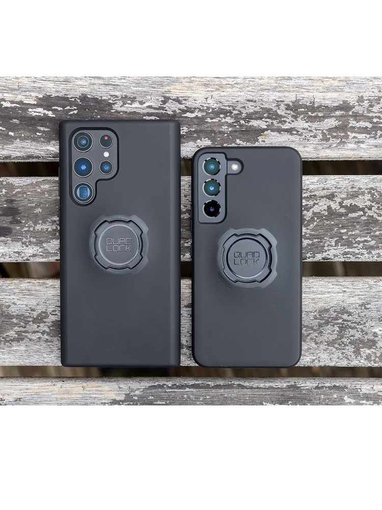 Zestaw do biegania: etui na telefon Samsung Galaxy S22, wodoodporny pokrowiec oraz opaska sportowa Quad Lock