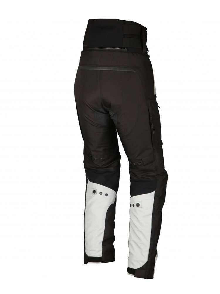 Spodnie motocyklowe damskie tekstylne Modeka Elaya popielato-czarne