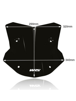 Szyba motocyklowa WRS Sport BMW S 1000 XR (20-), M 1000 XR (23-) czarna