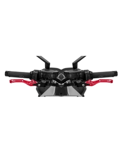 Zestaw regulowanych dźwigni PUIG superkrótkich Honda CB750 Hornet/XL750 Transalp (23-)