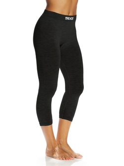 Legginsy termoaktywne SIXS PNX Merinos czarne unisex