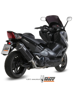 Pełny układ wydechowy (Speed Edge) MIVV do Yamaha T-Max 500 (08-11) czarny