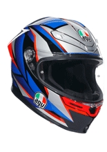 Kask integralny AGV K6 S Slashcut czarno-niebiesko-czerwony