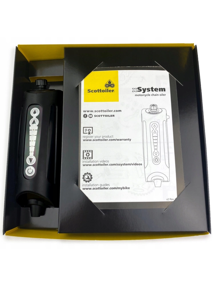 Zestaw smarujący łańcucha Scottoiler xSystem 3.0 Electronic - Standard Blue