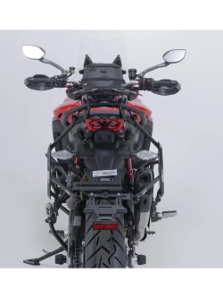 Zestaw: kufry boczne + stelaże PRO TRAX ADV SW-Motech Ducati Multistrada V4/ S/ Pikes Peak (24-) srebrne [poj.: 2 x 37l]