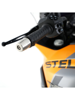 Końcówki kierownicy motocyklowej R&G Racing Moto Guzzi Stelvio (24-)/ V7 Stone (21-) stalowe
