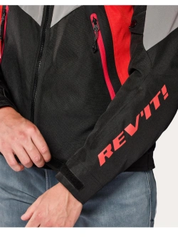 Kurtka motocyklowa tekstylna REV’IT! Control H2O czarno-czerwona