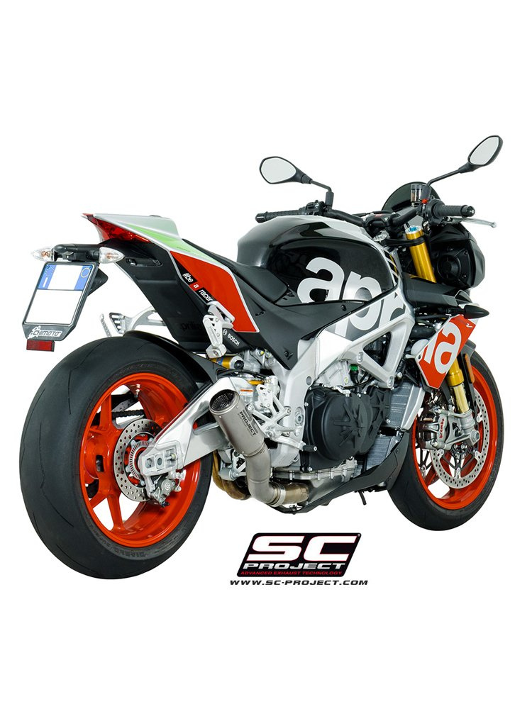 Tłumik CR-T Low Position Titanium SC-Project do APRILIA TUONO V4 1100 (2017 - 2018)
