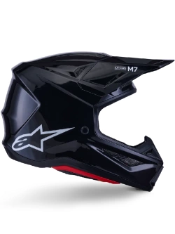 Kask enduro Alpinestars SM7 czarny połysk
