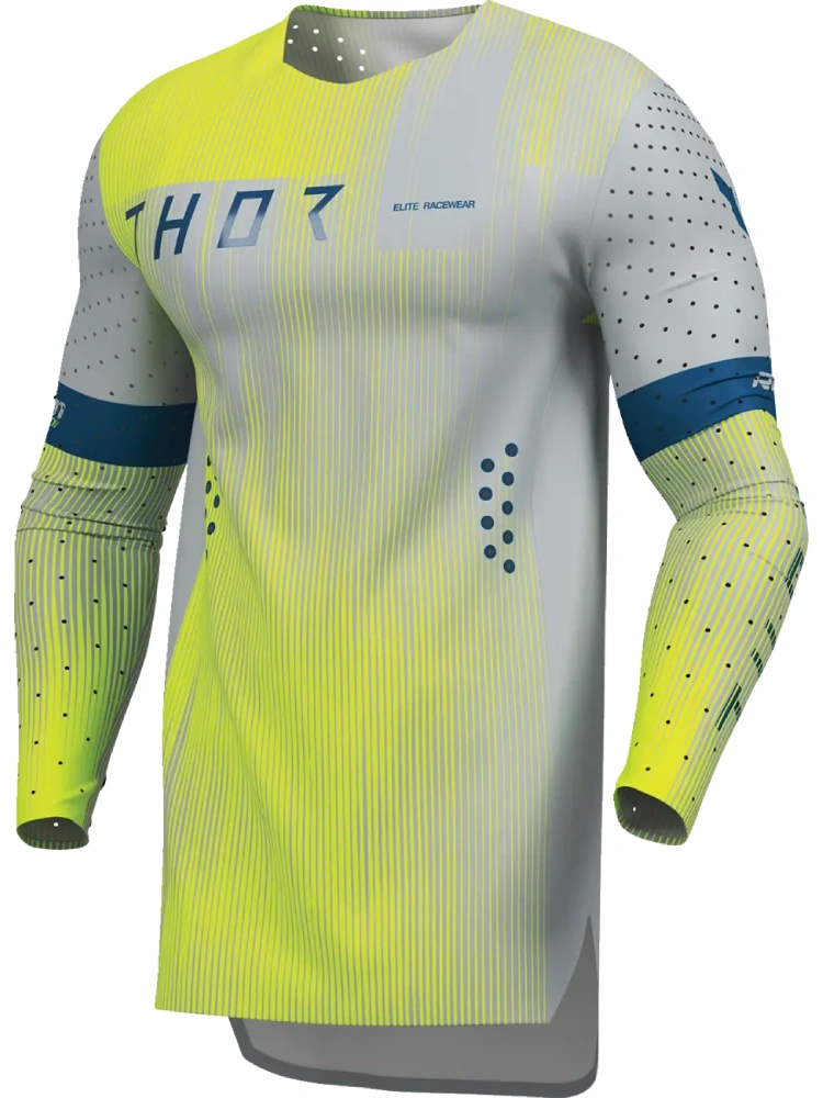 Bluza enduro Thor Sportmode Vanish szaro-granatowy-fluo