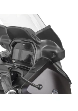 Deflektory owiewki Kappa czarne Yamaha X-Max 300 Tech Max (25-)