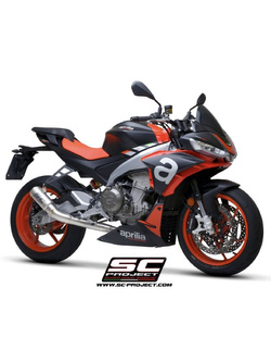 Pełny układ wydechowy SC-Project CR-T Aprilia Tuono 660 (21-) włókno węglowe