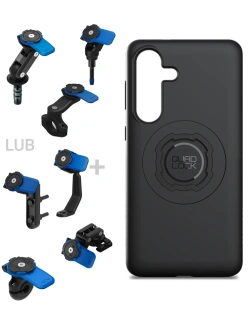 Zestaw na motocykl: etui MAG na telefon Samsung Galaxy S26+ (magnetyczne) + mocowanie Quad Lock