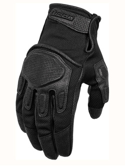 Rękawice motocyklowe Icon Punchup czarne