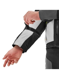 Kurtka motocyklowa tekstylna Shima Tracker szara