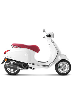 Pełny układ wydechowy Racing Line [Stal nierdzewna + Carbon] Akrapovič do wybranych modeli Piaggio / Vespa