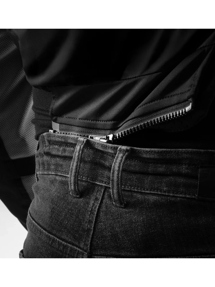 Jeansy motocyklowe Rebelhorn Classic Mono czarne