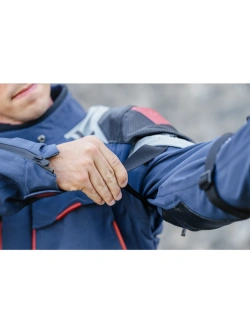 Kurtka motocyklowa tekstylna Klim Kodiak niebiesko-czerwona