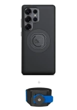 Zestaw do biegania: etui MAG na telefon Samsung Galaxy S25 Ultra (magnetyczne) + opaska sportowa Quad Lock