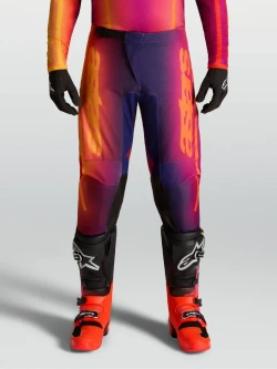Spodnie cross Alpinestars MX Fluid Kepler pomarańczowo-fioletowe