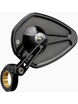 Lusterko motocyklowe uniwersalne Motogadget Mo.view Sport aluminiowe, czarne [długość ramienia: 72 mm]