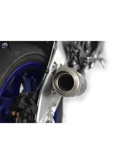 Tłumik Slip-On Termignoni GP Classic stal nierdzewna, włókno węglowe + Decat dekatalizator do Yamaha YZF R3 / MT03 (15-19)