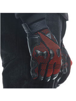 Rękawice motocyklowe Dainese Unruly Ergo-Tek czarno-czerwone