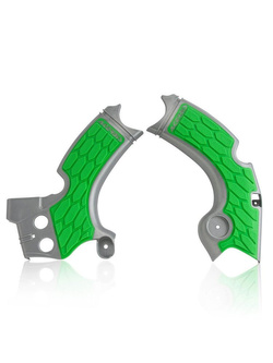 Osłony ramy Acerbis X-Grip Kawasaki KX 250 4T (20)/ 250 F (15-19) zielono-szare