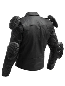 Kurtka motocyklowa skórzana Broger Rocker czarna