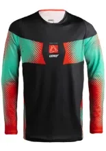 Bluza enduro Leatt Moto 4.5 Lite Hatchet czarno-czerwono-zielona