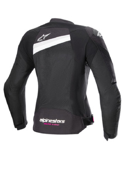 Kurtka motocyklowa damska tekstylna Alpinestars Airflow Stella T-GP PLUS R V4 czarno-biała