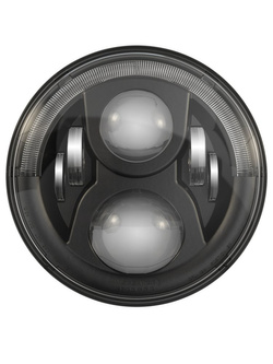 Reflektor świateł mijania i drogowych z DRL 8700 EVO 2 PRO LED J.W. SPEAKER 18cm czarny + mocowanie 