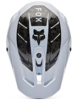 Kask enduro Fox V3 RS Fracture biało-czarny