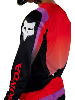 Bluza enduro Fox 180 Honda czarno-czerwona