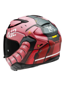 Kask integralny HJC F71 Zaku Bandai Namco różowo-czarny