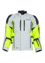 Kurtka motocyklowa tekstylna Klim Latitude szaro-fluo żółta