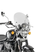 Szyba motocyklowa Kappa Royal Enfield Super Meteor 650 (23-) przezroczysta [mocowanie w zestawie]